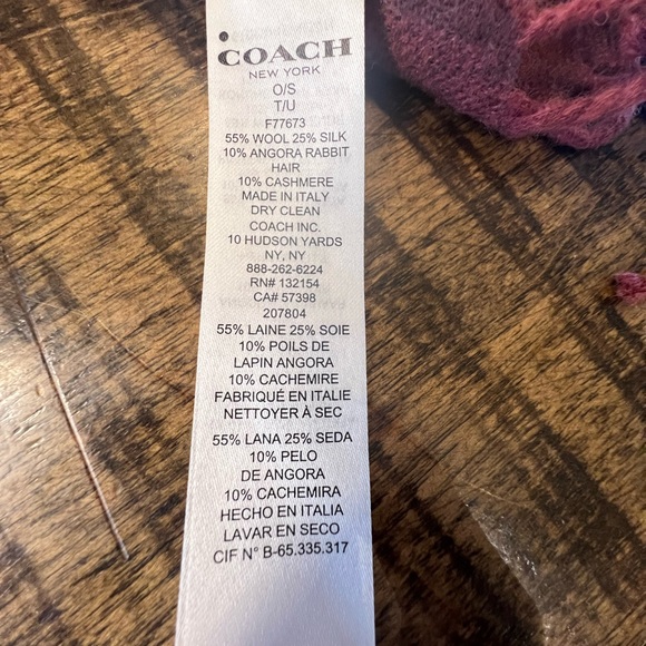 Coach scarf - Picture 3 of 4